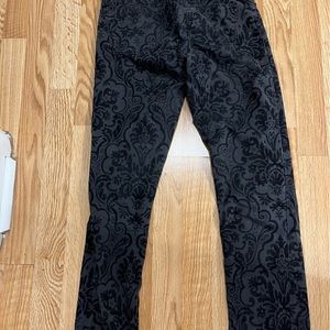 Black Ralph Lauren Black patterned jeans